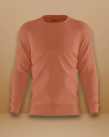 Hey! Sweatshirt | Unisex | Coral - Avaiya Store