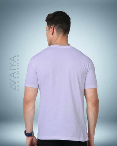 Supima Cotton T-Shirt for Men & Women | Lavender - Avaiya Store
