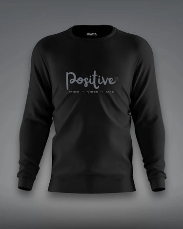 Positive Sweatshirt | Unisex | Black - Avaiya Store