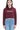 Avaiya's Women’s Crop Hoodie | Maroon - Avaiya Store