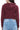 Babe | Women’s Crop Hoodie | Maroon - Avaiya Store