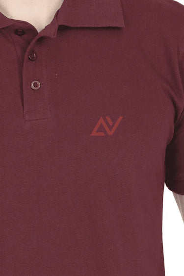 Classic Polo T-Shirts | Maroon - Avaiya Store