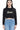 Babe | Women’s Crop Hoodie | Black - Avaiya Store