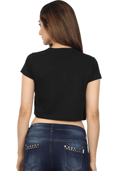 Professional Manipulator | Women Crop Top | Black - Avaiya Store