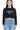 Dream Big | Women’s Crop Hoodie | Black - Avaiya Store