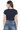 Make Boys Cry | Women Crop Top | Navi Blue - Avaiya Store