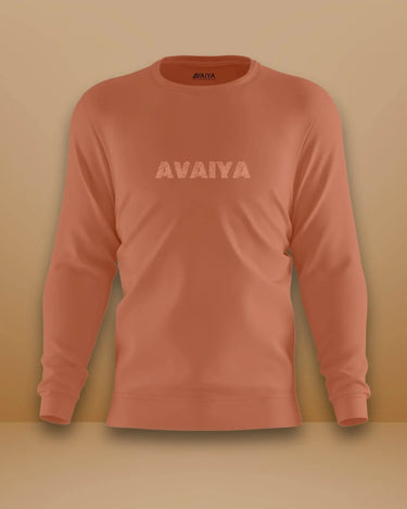 Avaiya Name Sweatshirt | Unisex | Coral - Avaiya Store
