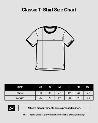 Plain Classic T-Shirt | For Man & Woman | Mushroom - Avaiya Store