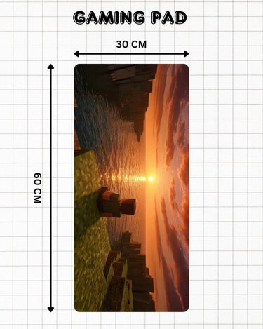 Minecraft 2 | Gaming Pad | 30*60 cm - Avaiya Store