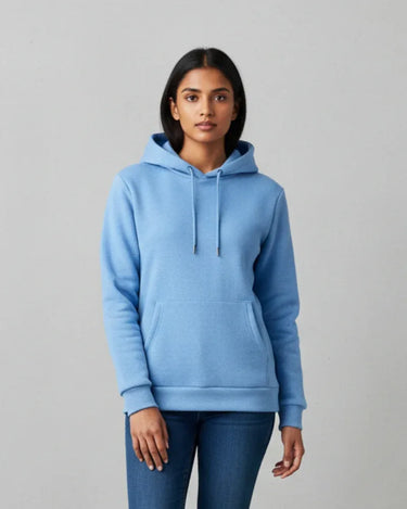 Plain Baby Blue Classic Hoodie | For Man And Woman - Avaiya Store