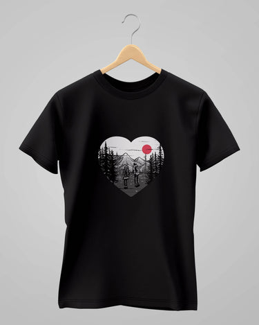 Couple Hiking Adventure | Classic T-Shirt | For Man & Woman - Avaiya Store