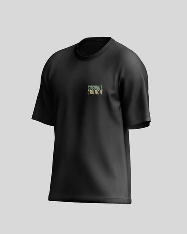 Coconut Crunch Oversized T-Shirt | Black | Unisex - Avaiya Store