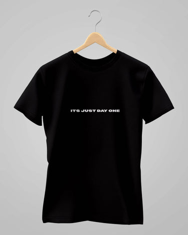 Day One | Black | Classic T-Shirt | For Man And Woman - Avaiya Store
