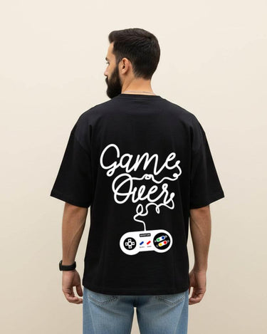 Game Over Oversized T-Shirt | Premium Quality by Avaiya | Unisex - Avaiya Store