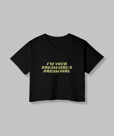 Dream Girl | Women Crop Top | Black - Avaiya Store