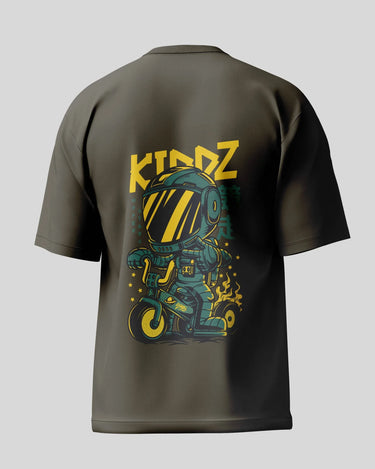 Kiddz Oversized T-Shirt | Olive Green | Premium Quality by AvaiYa | Unisex - Avaiya Store