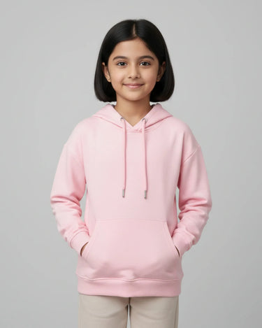 Kids Hoodie | 5-13Yrs | for boys & girls | Light Baby Pink - Avaiya Store