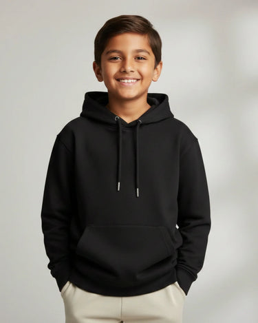 Kids Hoodie | 5-13Yrs | for boys & girls | Black - Avaiya Store
