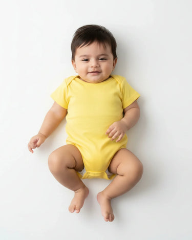 Kids Rompers | 0-12M | Yellow - Avaiya Store