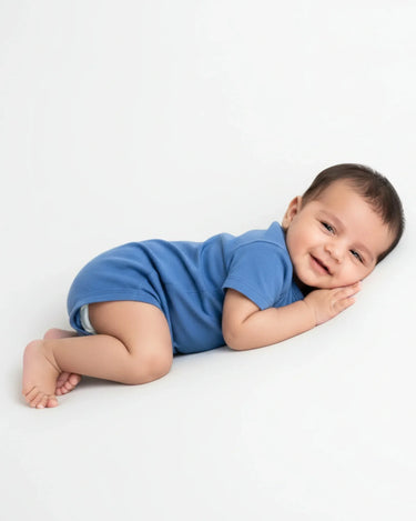 Kids Rompers | 0-12M | Orchid Blue - Avaiya Store
