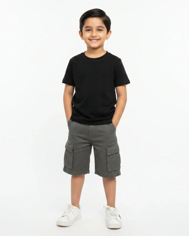 Crew Neck T-Shirt | 5-13 Yrs | For Both Girls & Boys | Lavender - Avaiya Store