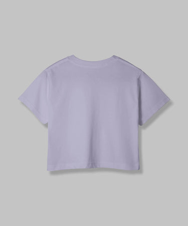 Sorry For Being Perfect | Women Crop Top | Lavender - Avaiya Store