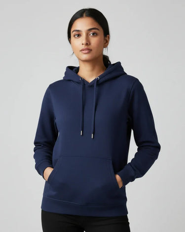 Plain Navi Blue Classic Hoodie | For Man And Woman - Avaiya Store