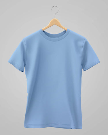 Plain Classic T-Shirt | For Man & Woman | Baby Blue - Avaiya Store