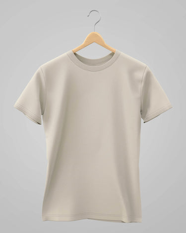 Plain Classic T-Shirt | For Man & Woman | Off White - Avaiya Store