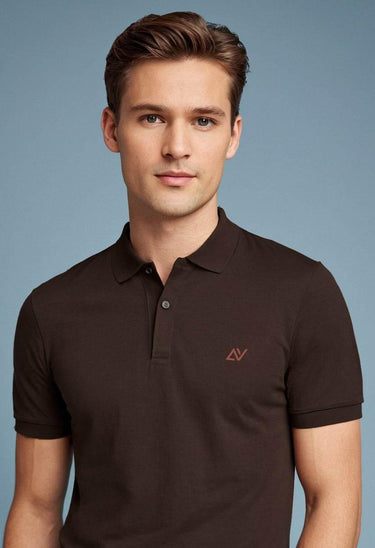 Classic Polo T-Shirts | Coffee Brown - Avaiya Store