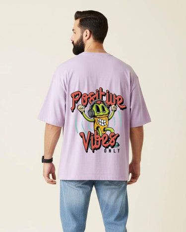 Positive Vibes Only Oversized T-Shirt | Premium Quality by AvaiYa | Unisex - Avaiya Store
