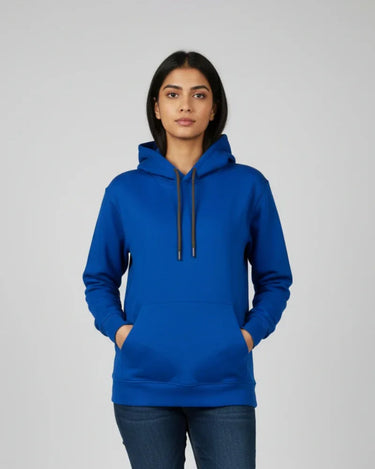 Plain Royal Blue Classic Hoodie | For Man And Woman - Avaiya Store