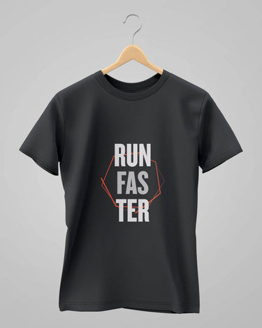 Run Faster | Steel Grey | Classic T-Shirt | For Man And Woman - Avaiya Store