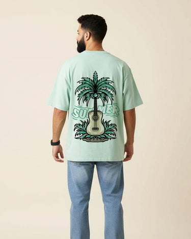 Summer Guitar Oversized T-Shirt | Premium Quality by Avaiya | Unisex - Avaiya Store