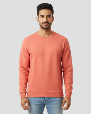 Plain Coral Sweatshirt | For Man & Woman - Avaiya Store
