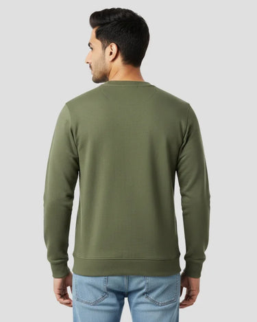 Plain Olive Green Sweatshirt | For Man & Woman - Avaiya Store