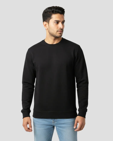 Plain Black Sweatshirt | For Man & Woman - Avaiya Store