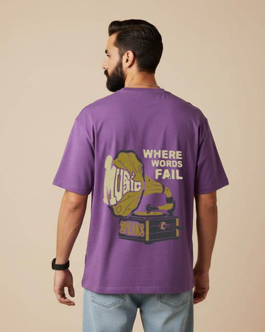 Where Words Fail Oversized T-Shirt | Premium Quality by AvaiYa | Unisex - Avaiya Store