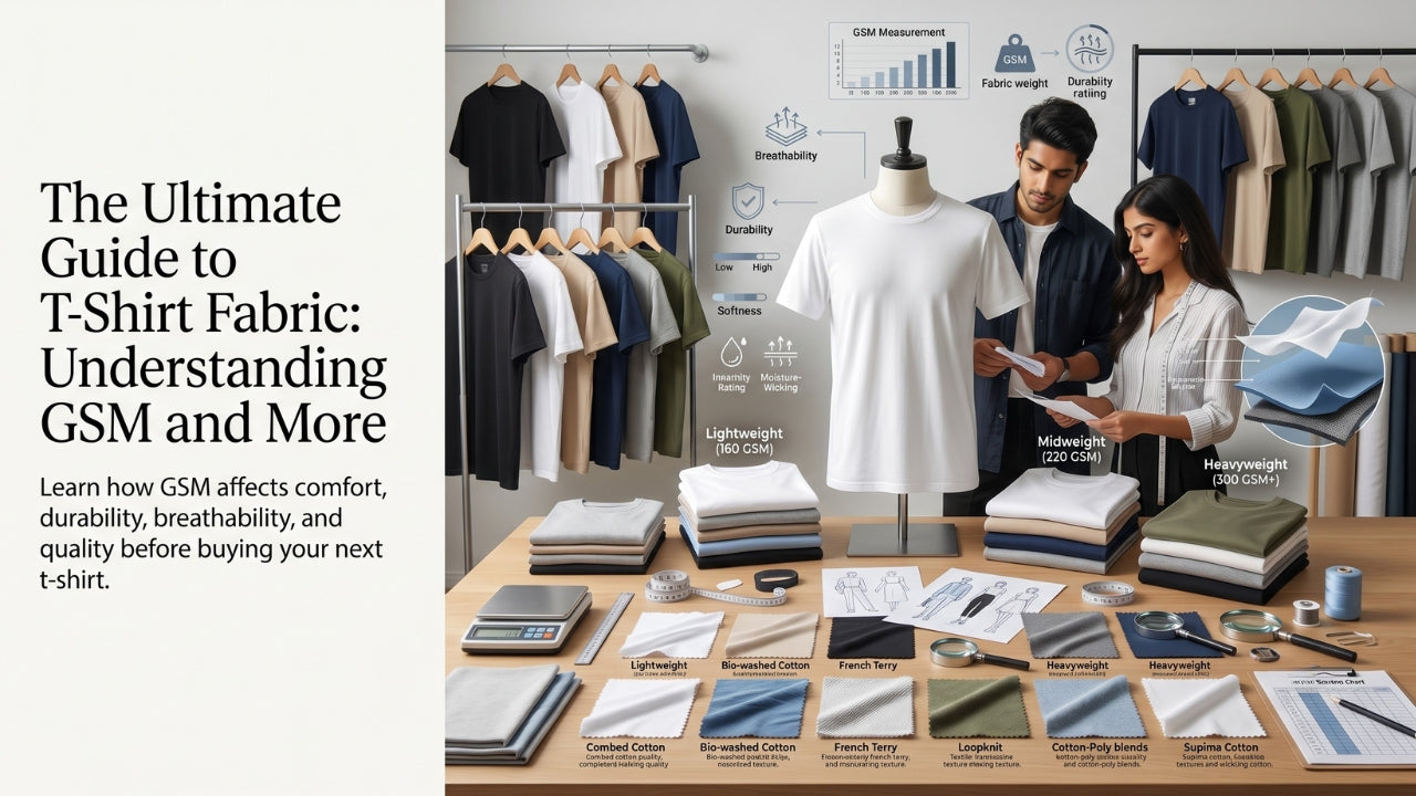 The Ultimate Guide to T-Shirt Fabric: Understanding GSM and More