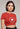 Be Real Not Perfect | Women Crop Top | Red - Avaiya Store