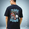 Time bomb Oversized T-Shirt | Navy Blue | Premium Quality by AvaiYa | Unisex - Avaiya Store