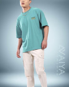 Coconut Crunch Oversized T-Shirt | Mint | Premium Quality by AvaiYa | Unisex - Avaiya Clothings