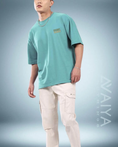 Coconut Crunch Oversized T-Shirt | Mint | Premium Quality by AvaiYa | Unisex - Avaiya Store