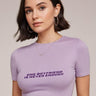One Boyfriend | Women Crop Top | Lavender - Avaiya Store