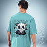 Panda Oversized T-Shirt | Mint | Premium Quality by AvaiYa - Avaiya Store