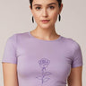 Rose | Women Crop Top | Lavender - Avaiya Store