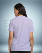 Supima Cotton T-Shirt for Men & Women | Lavender - Avaiya Clothings