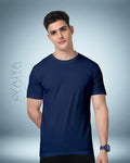 Supima Cotton T-Shirt for Men & Women | Navy Blue - Avaiya Store