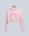 G.O.A.T. | Women’s Crop Hoodie | Light Baby Pink - Avaiya Store
