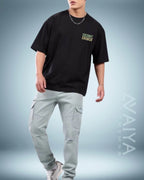 Coconut Crunch Oversized T-Shirt | Black | Unisex - Avaiya Store
